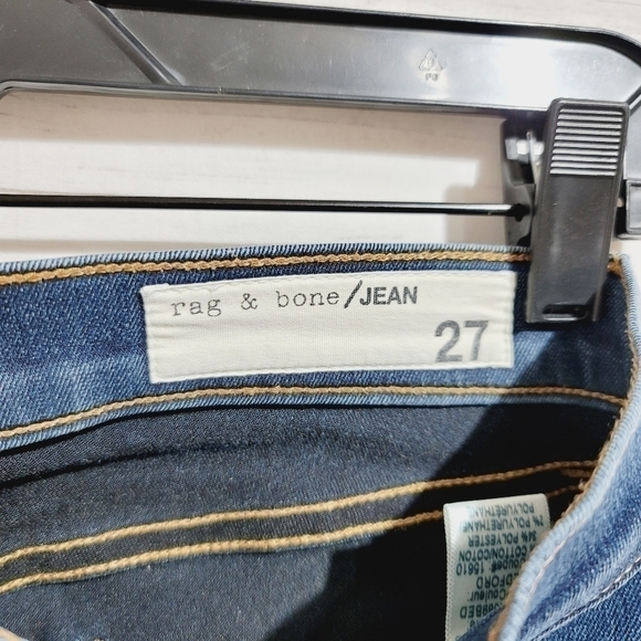 RAG & BONE SKINNY MID RISE BEDFORD JEANS, SZ 27 - Picture 7 of 11